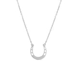 hope in a horseshoe necklace Silver