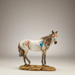 Southwest Tribal Hand-Painted Horse Figurine Faire - De Leon Collections