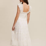 Daisy Embroidered Smocked Dress