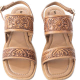 Wildlfower Wanderer Tooled Sandals