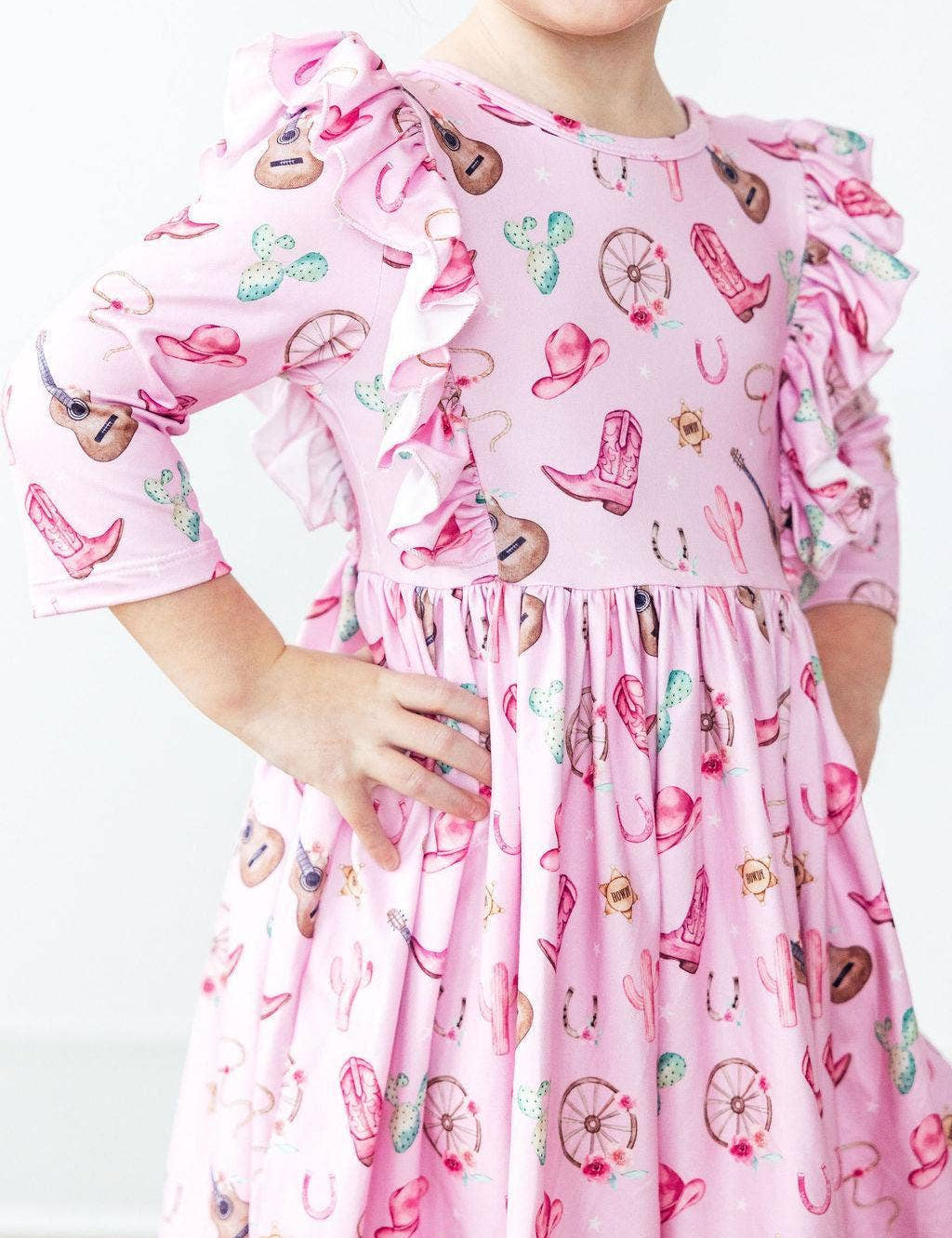 Boot Scootin' Ruffle Dress