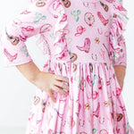 Boot Scootin' Ruffle Dress