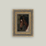 Horse Portrait Framed Antique Art 5" x 7"