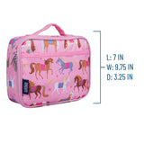 elegant horses lunch box