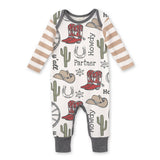 Howdy Partner Baby Boy Romper 12- 18M