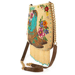 Hand-Beaded Cowgirl Boots Handbag