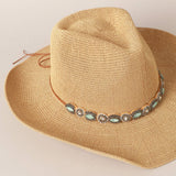 Colorado Cowgirl Hat with Jeweled Belt