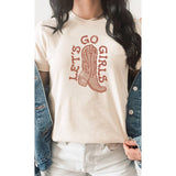 let's go girls adult tee