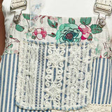 Prairie Rose Patchwork Overalls