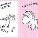 Too Cute Coloring Book: Ponies by Little Bee Books Faire - Simon & Schuster
