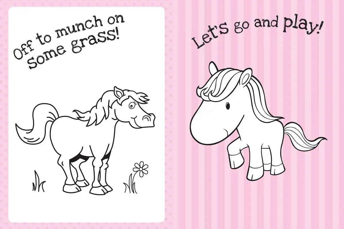 Too Cute Coloring Book: Ponies by Little Bee Books Faire - Simon & Schuster