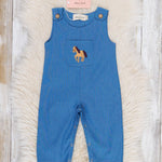 Embroidered Pasture Pony Overalls