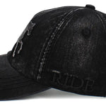 vintage black horse hat