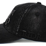 vintage black horse hat