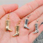 Western Style Cowgirl Boots charm Dangle Earrings - WJ