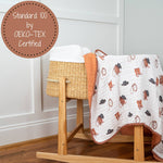 Western Toddler Muslin Blanket