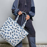 Bridle Up Blue - Horse Tote Bag