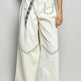 Aztec Diamond Woven Buckle Belt