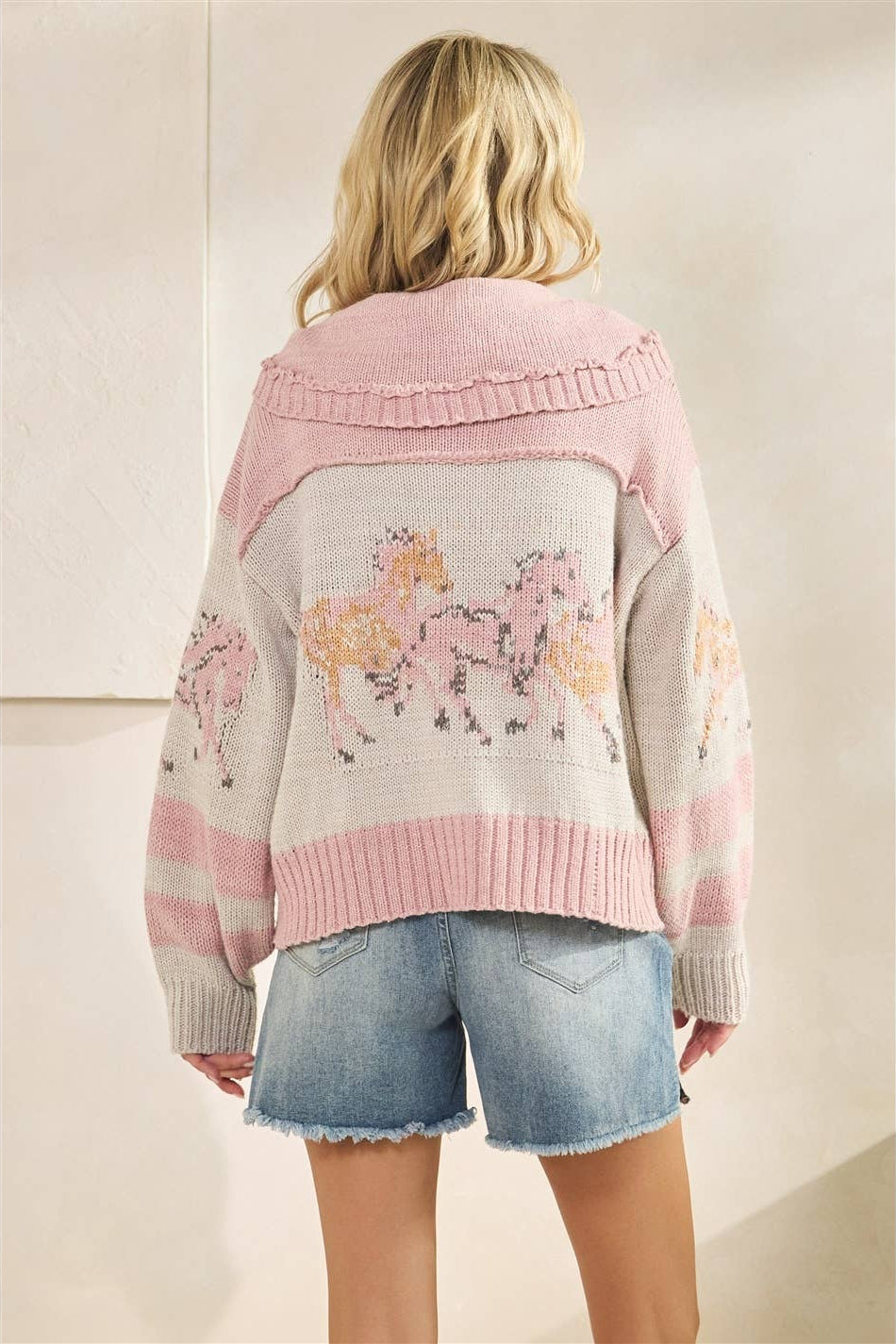 Whimsy Hooves Knit Sweater