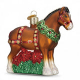 Clydesdale Horse Christmas Ornament