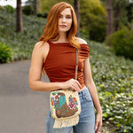 Hand-Beaded Cowgirl Boots Handbag