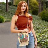 Hand-Beaded Cowgirl Boots Handbag
