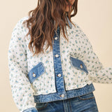 Forget-Me-Not Country Quilted Jacket