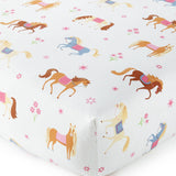 Pony Parade Fitted Crib Sheet