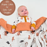 Western Toddler Muslin Blanket