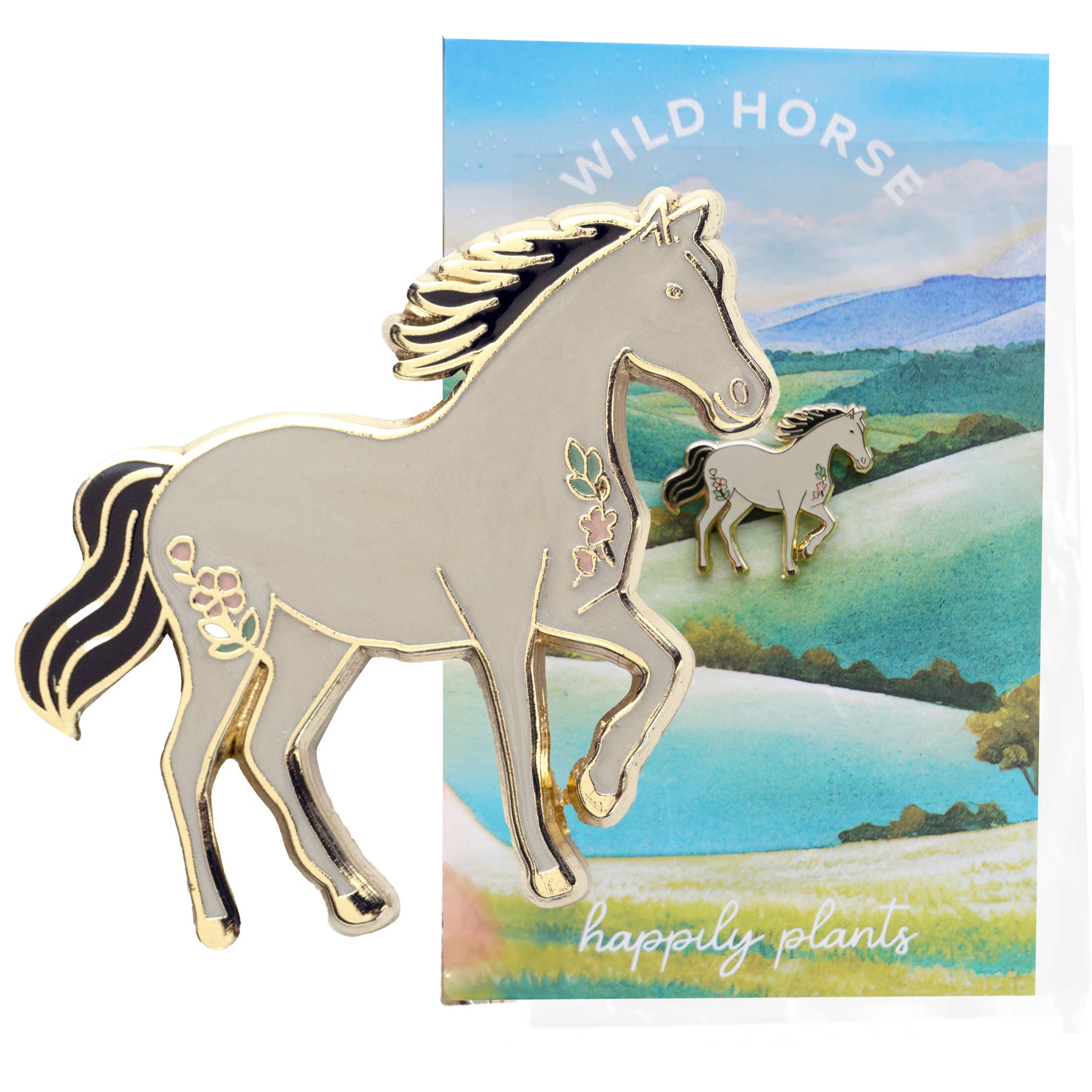 horse lapel pin