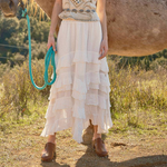 Cowgirl Smocked Maxi Dress