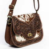 Saddle & Hide Tooled Purse