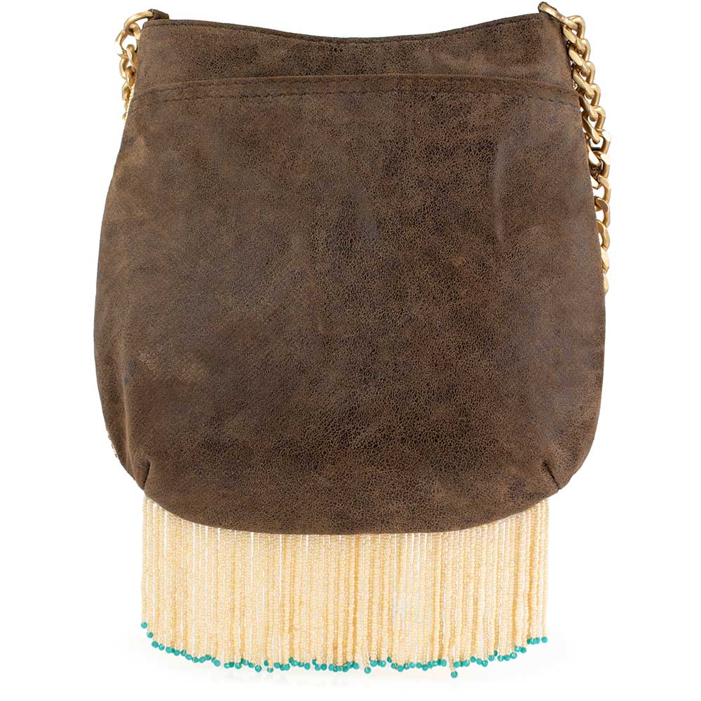 Hand-Beaded Cowgirl Boots Handbag