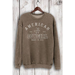 american cowgirl sweatshirt