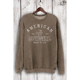 american cowgirl sweatshirt
