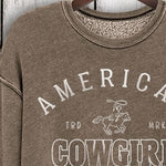 american cowgirl sweatshirt