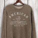 american cowgirl sweatshirt