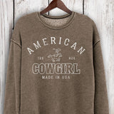 american cowgirl sweatshirt