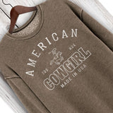american cowgirl sweatshirt