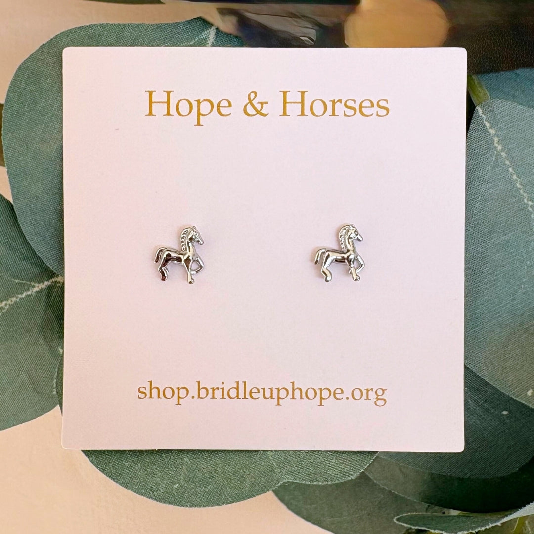 Tiny Horse Earrings
