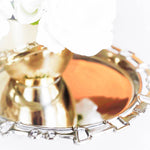 Snaffle Bit Equestrian Aluminum Round Tray