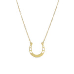 hope in a horseshoe necklace Gold