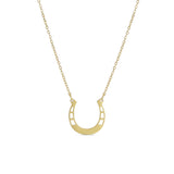 hope in a horseshoe necklace Gold