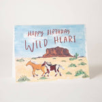 Happy Birthday Wild Heart Horse Card