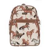 Running Horses Tapestry Backpack