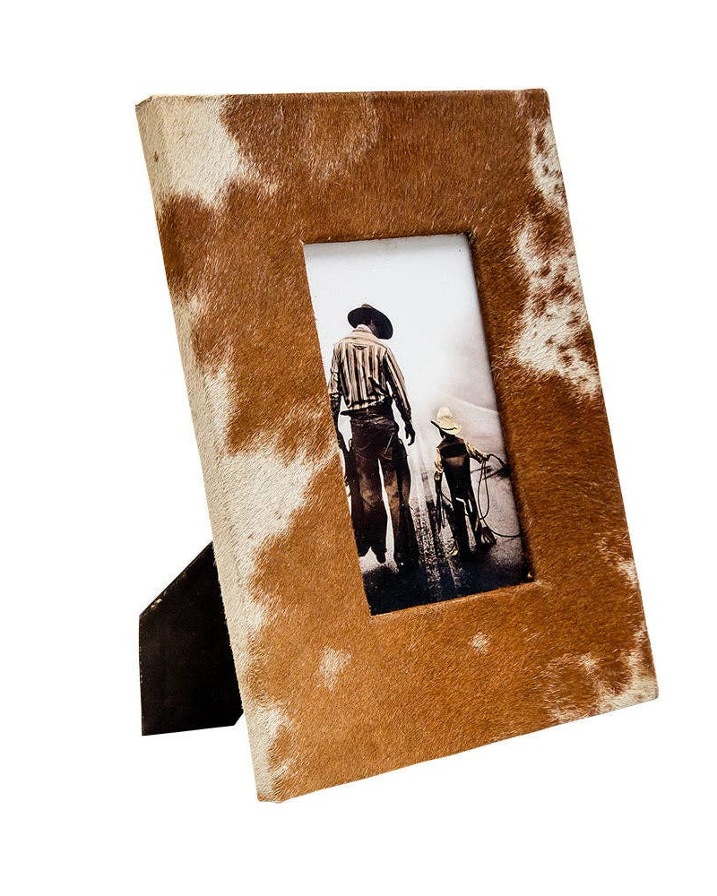 Calvin Cowhide Photo Frame