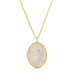 Horse Shell Pendant Necklace