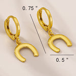 Luckie Huggie Horseshoe Earrings