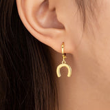 Luckie Huggie Horseshoe Earrings