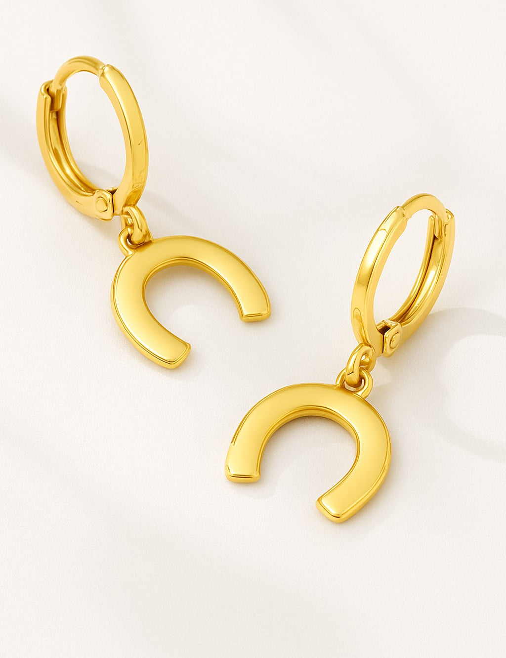 Luckie Huggie Horseshoe Earrings